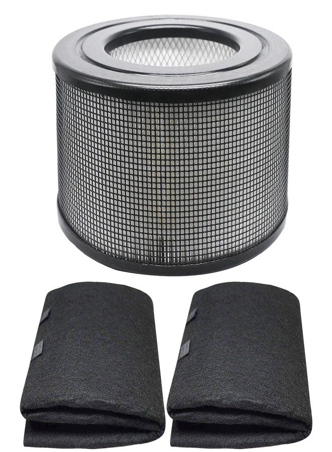 جود تو يو طقم استبدال فلتر HEPA الحقيقي 20500 H13 متوافق مع أجهزة تنقية الهواء من سلسلة Honey-well 10500 (EV-10) و17000 و17005، يحجز الجزيئات والروائح المحمولة جواً (فلتر HEPA واحد + فلتران كربونيان مسبقان). - Image 1