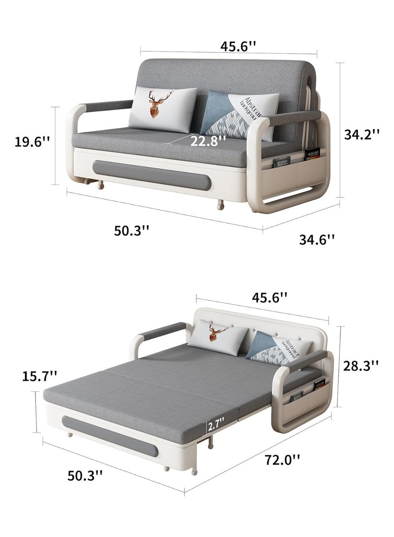 Generic Pull Out Sofa Bed,Sofa Chair Bed,Convertible Sofa Chair 2-in-1 Sofa and bed combination,with Storage, Couch Bed for Living Room,for Living Room Apartment Small Space  - Image 5