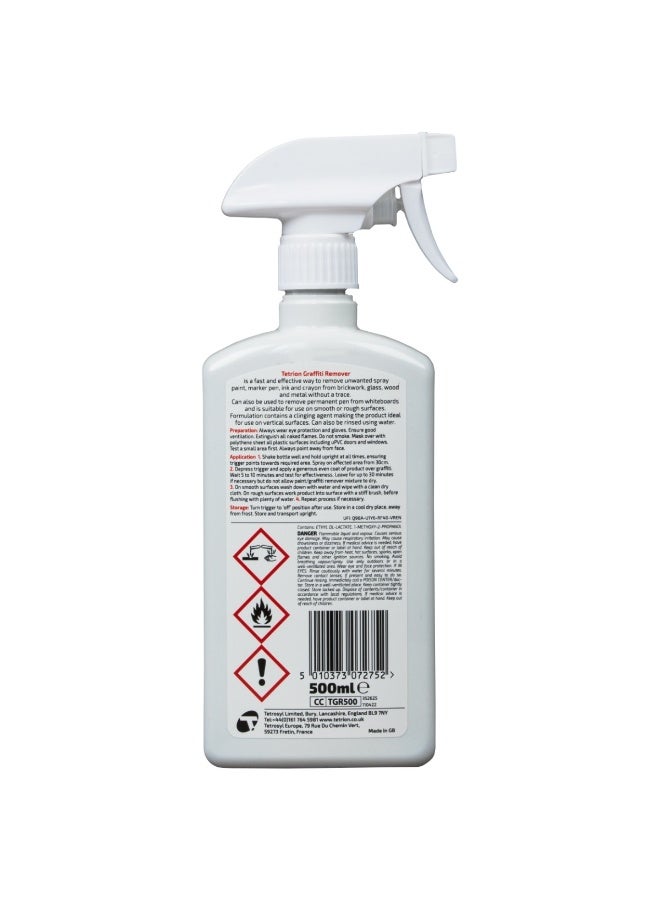 Tetrion Spray Graffiti Remover 500ml - Image 2