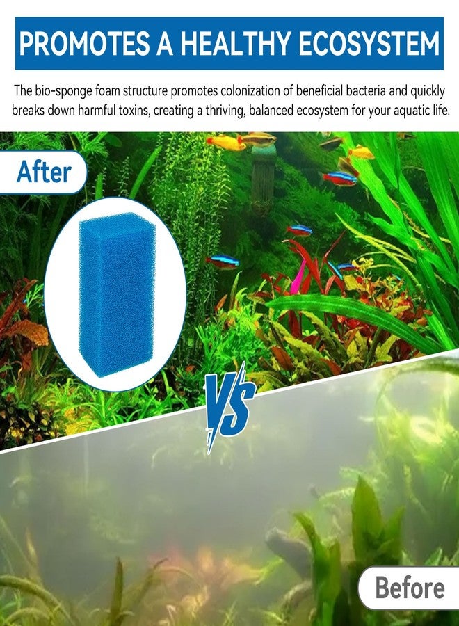 KEYDINHT Bio-Foam for AC30 Power Filter - Replacement Aquarium Sponge Filter Media Foam Construction for Use in Freshwater & Saltwater Aquariums, 30PPI Sponge Pads (3 PCS) - Image 4