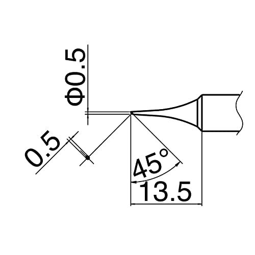 Hakko American HAKKO Products T18-C05 Tip, 0.5C, Fx-8801, 907/900M/9 - Image 5