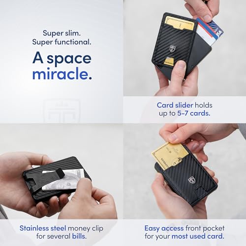 TRAVANDO Swype Slim Wallet for Men Metal RFID Blocking Mens Wallet Card Case (Without AirTag* Pocket) - Image 4