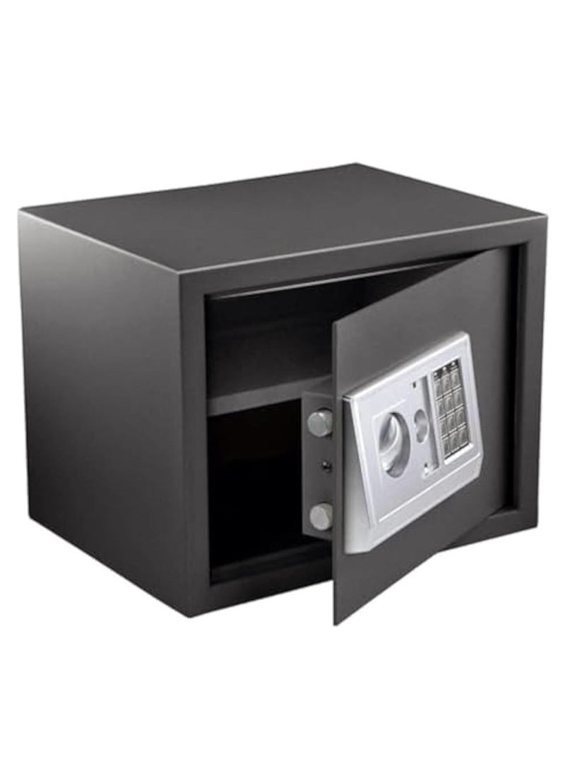 Luxury Fire-Resistant Digital Security Safe With Electronic Number Pad And Lock And Physical  Key 38*30*30CM