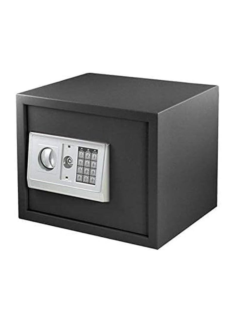 Luxury Fire-Resistant Digital Security Safe With Electronic Number Pad And Lock And Physical  Key 38*30*30CM