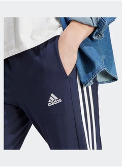 Adidas بنطلون رياضي Essentials Single Jersey بفتحة مدببة وثلاثة خطوط  - Image 4