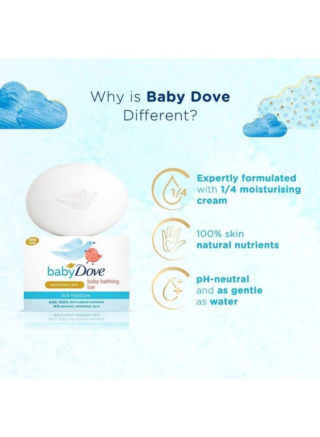 Baby Dove Rich Moisture Bathing Bar, 75g - India - Image 3
