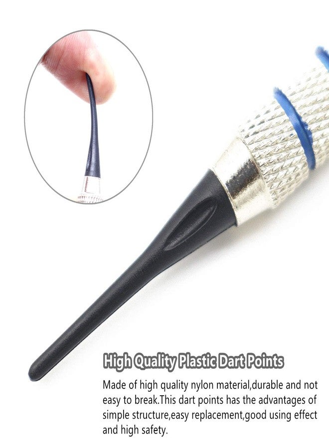 ROOBEEO 2BA Thread Plastic Tip Dart Points 500 Pack Soft Dart Tips Replacement Plastic Dart Tips with Case Dart Accessories Black - Image 4