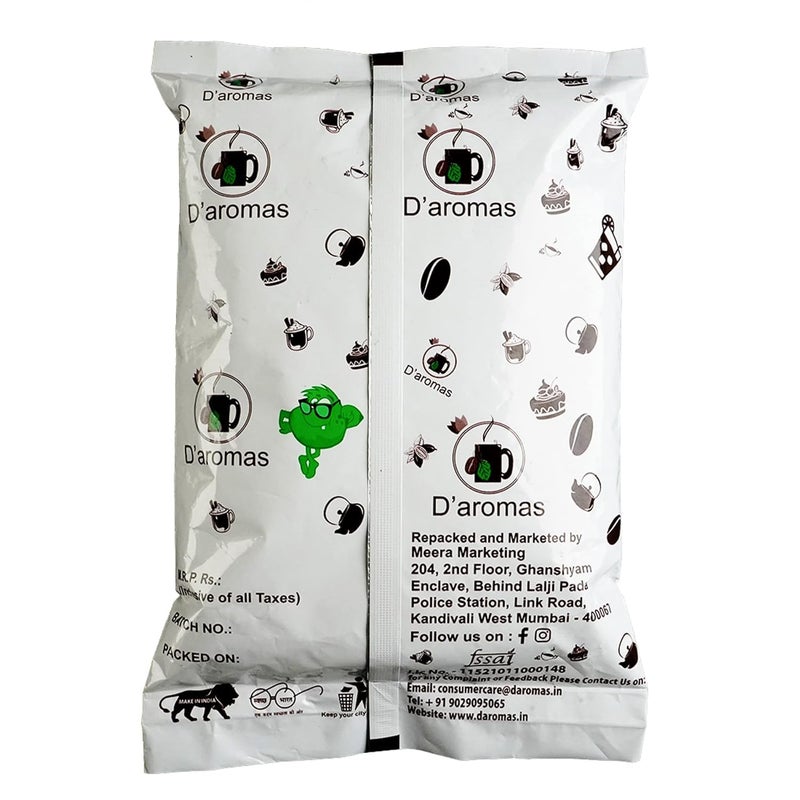 D'aromas 2.5kg Chocolate Premix Tea Powder, Instant Chocolate Premix Tea, Chocolate Flavour, Ready to Drink Tea for Vending Machine, Home, Canteen, Hotel Etc (Each 500gm) (Pack Of 5) - Image 3