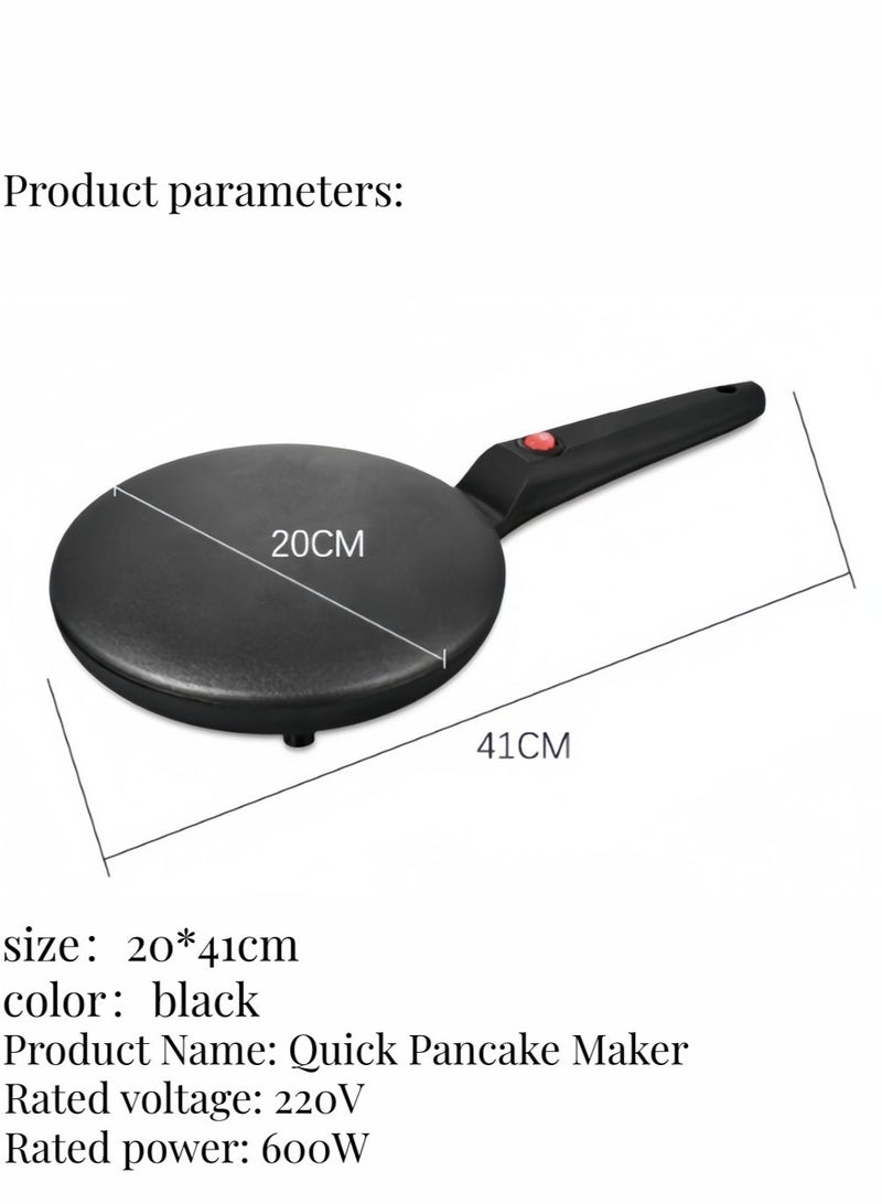 sokany Portable Electric Pancake Maker - Fast and Energy - Efficient for Various Pancake Creations Plug: European Standard - Image 2