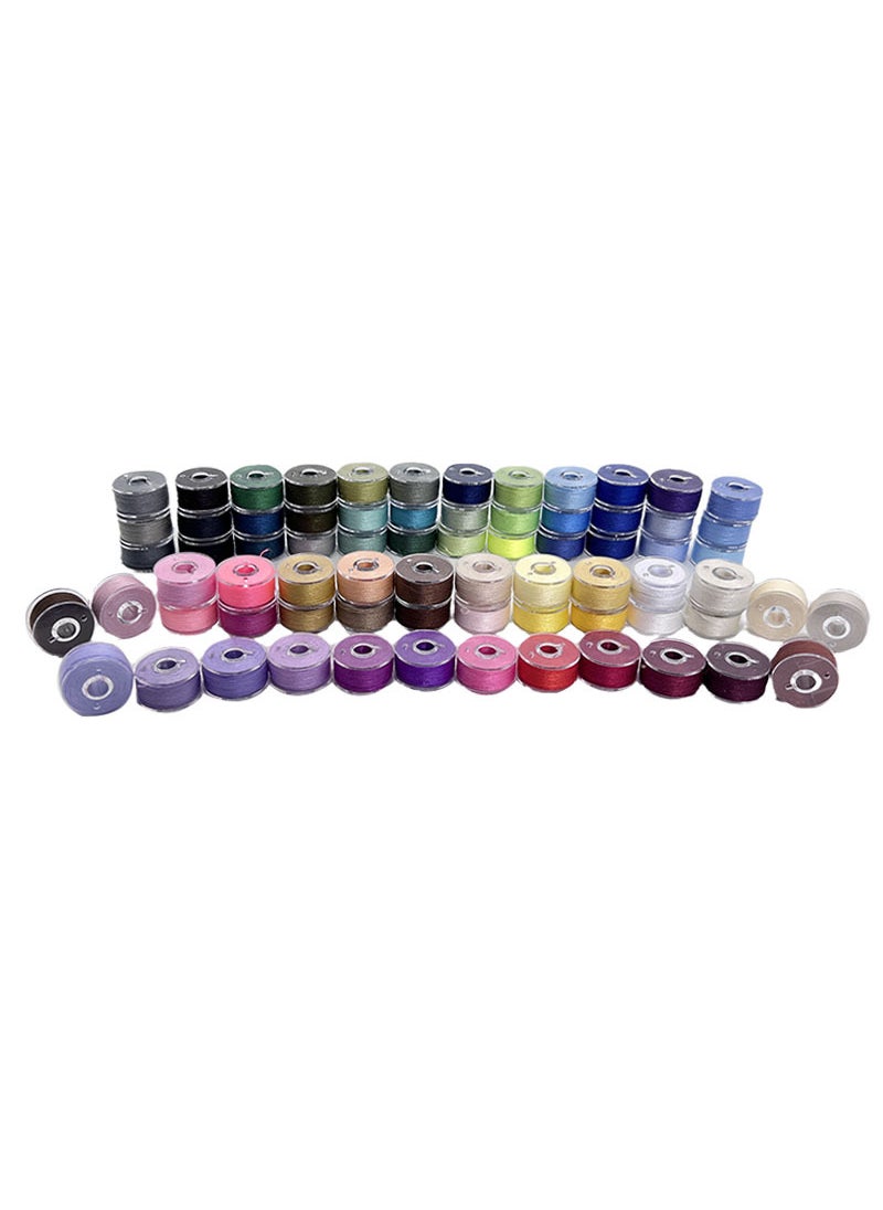 Generic Multi-purpose 2518p Transparent Bobbin Sewing Spools Colored bobbin wire (random color) 