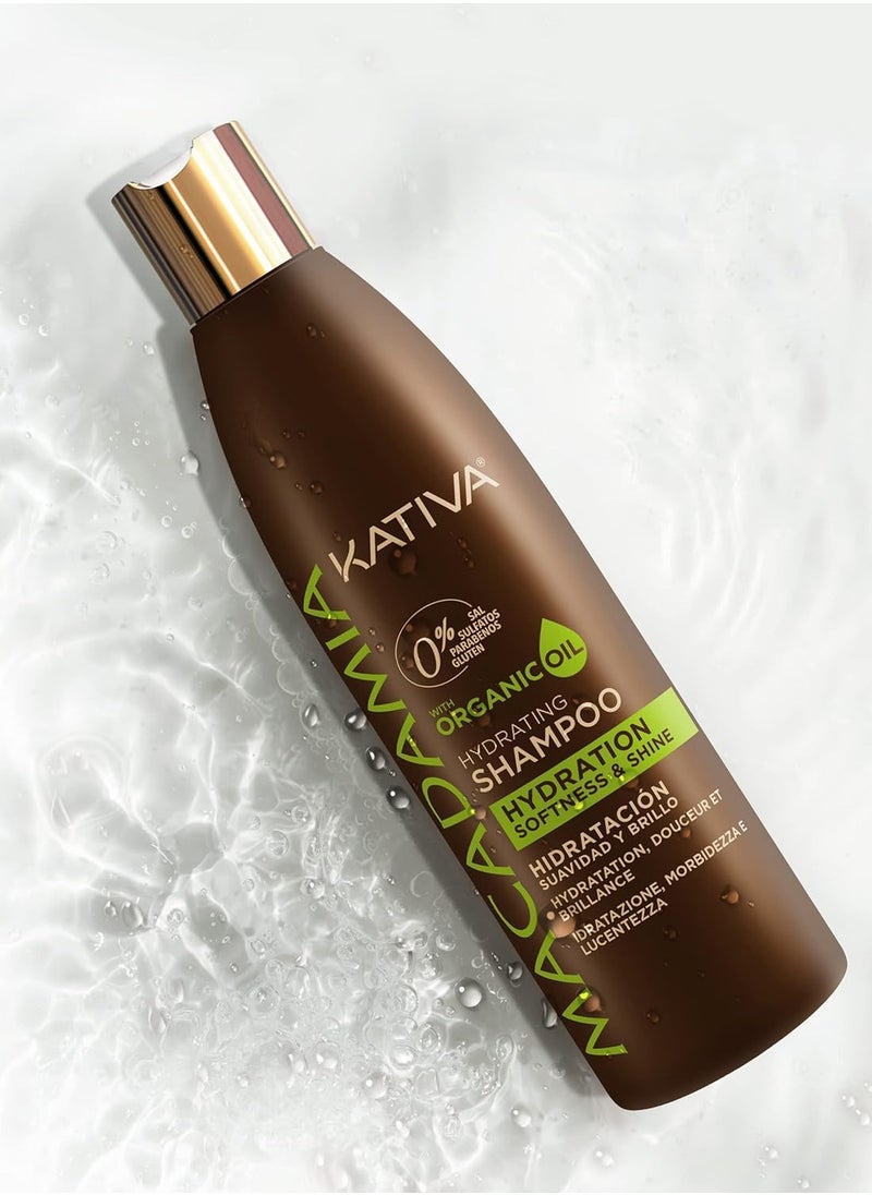 Kativa Kativa Macadamia with Organic Oil Hydrating Shampoo 250ml  - Image 4