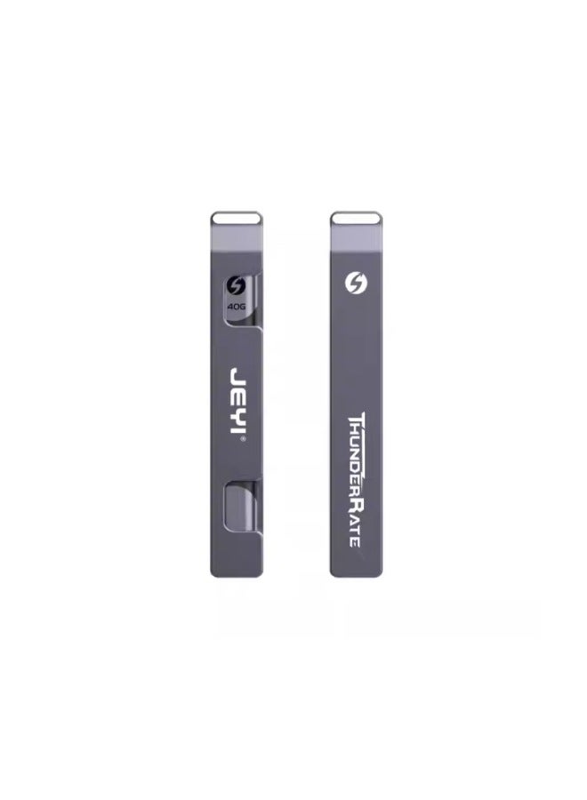 Jiayi Usb4 Thunderbolt 5 Full-function Data Cable Charging Ultra-short Typec Portable Keychain Power Bank Fast Charging Cable - Image 5
