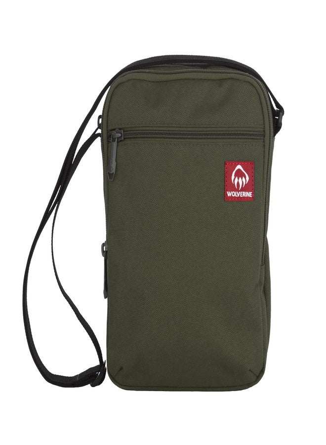 WOLVERINE Field Gear Pouch, Unisex Shoulder Crossbody Bag, Olive - Image 3