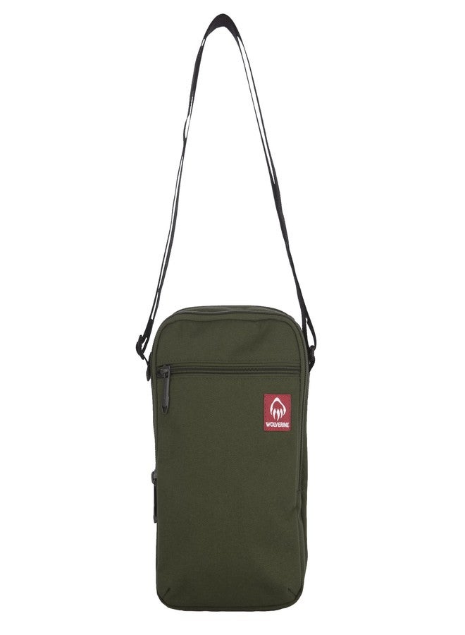 WOLVERINE Field Gear Pouch, Unisex Shoulder Crossbody Bag, Olive - Image 5