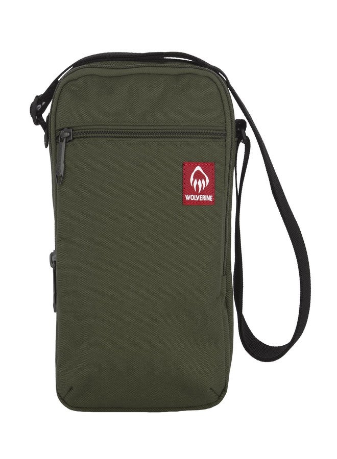 WOLVERINE Field Gear Pouch, Unisex Shoulder Crossbody Bag, Olive - Image 4