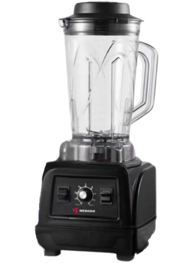 MEBASHI Commercial Blender, 2200W Heavy Duty, 4L Glass Jar, Black (ME-CBL3000)