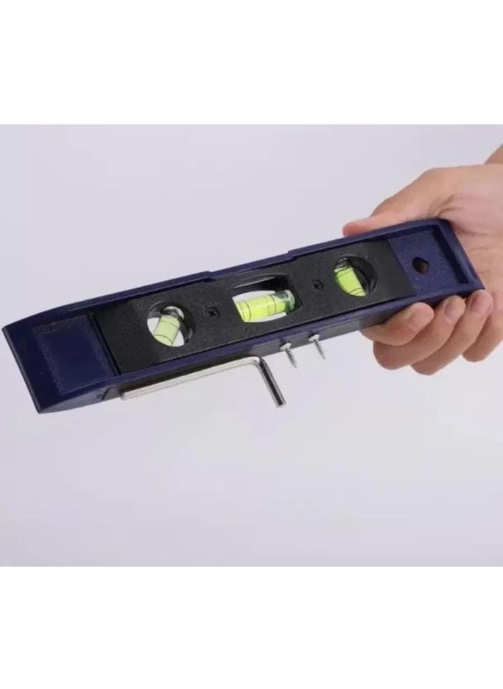 Generic NEWHANDTOOLS Level 3 in 1 Magnetic Spirit Level 9 inch Magnetic Torpedo Level 225 cm  - Image 1