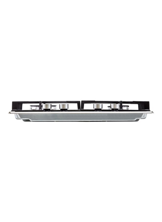 هوفر H-Hob 300 4000W Gas Hob HHG6BR4MX Stainless Steel/Black - Image 4