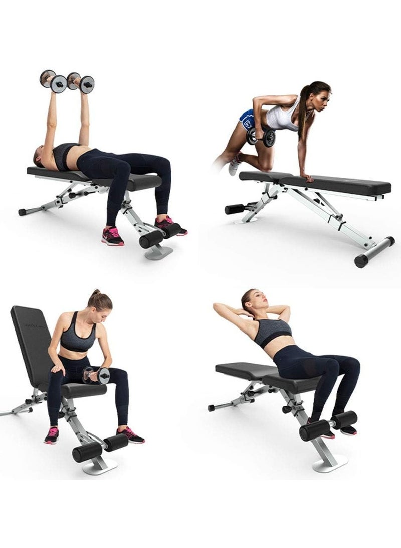ULTIMAX Adjustable Strength Training Bench - Full-Body Workout, Dumbbell Bench Press, Weightlifting, Foldable Space-Saving Design for Home and Gym - Image 3