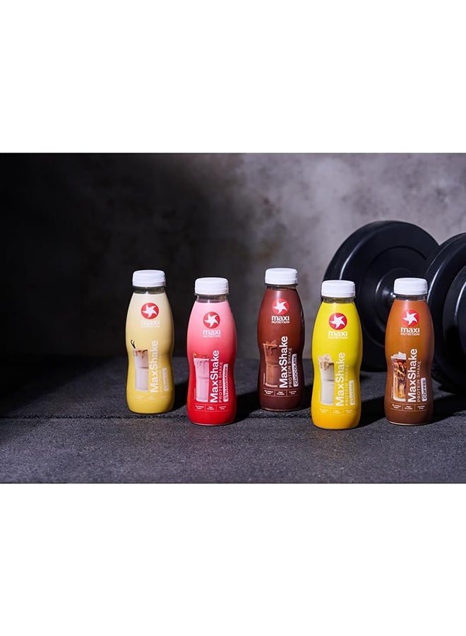 Maxi Nutrition MaxShake Protein Milk Shake Chocolate Flavour| With 25g Of High Protein | Lactose Free | No Added Sugar | No Artificial Colour & Flavour (1PC x 330ml Each) - Image 5