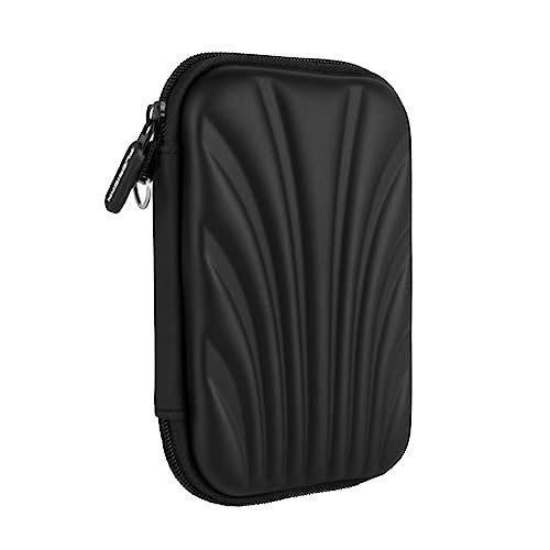 FLORICAN Shockproof EVA Hard Disk Case for All 2.5" Hard Disks/Travel Friendly Case (Black) - Image 1