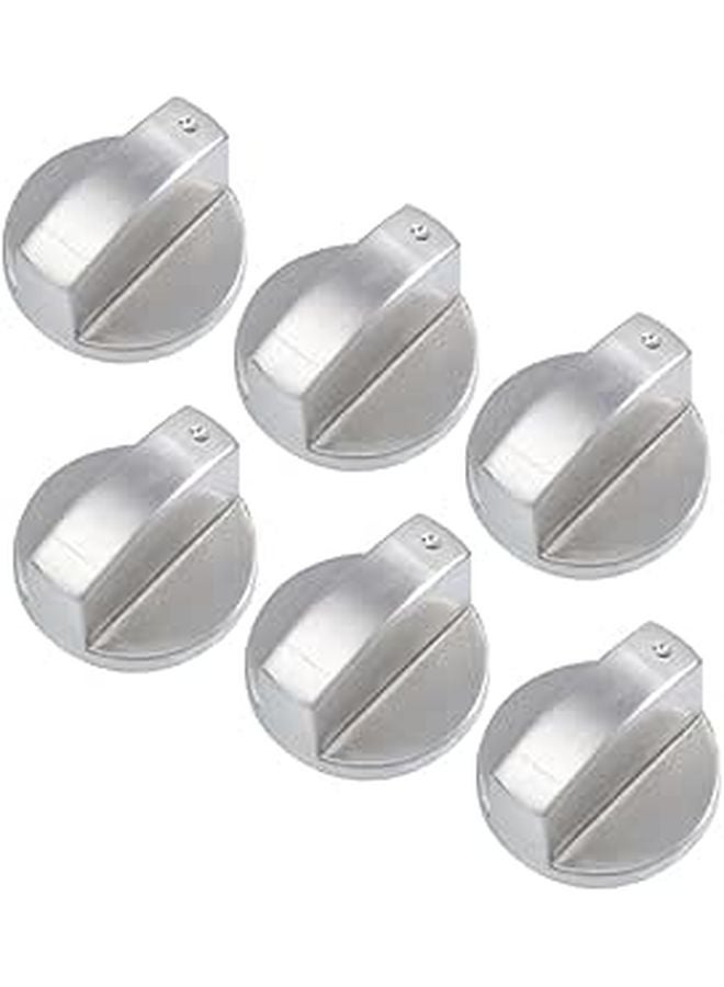 6Pcs Zinc Alloy Replacement Gas Stove Burner Control Knobs For Cooktop Hob Range - Image 1