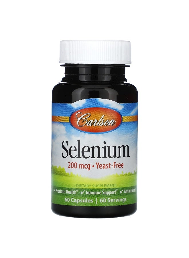 Carlson Carlson, Selenium , 200 mcg, 60 Capsules 