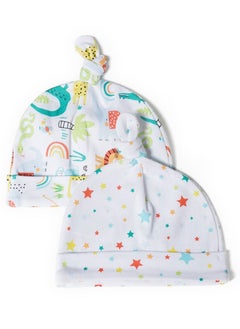 MINOTI Baby Unisex2-Pack Hat  - Image 1