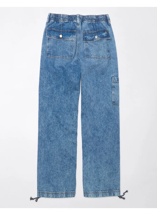 American Eagle High Waist Baggy Cargo Pants