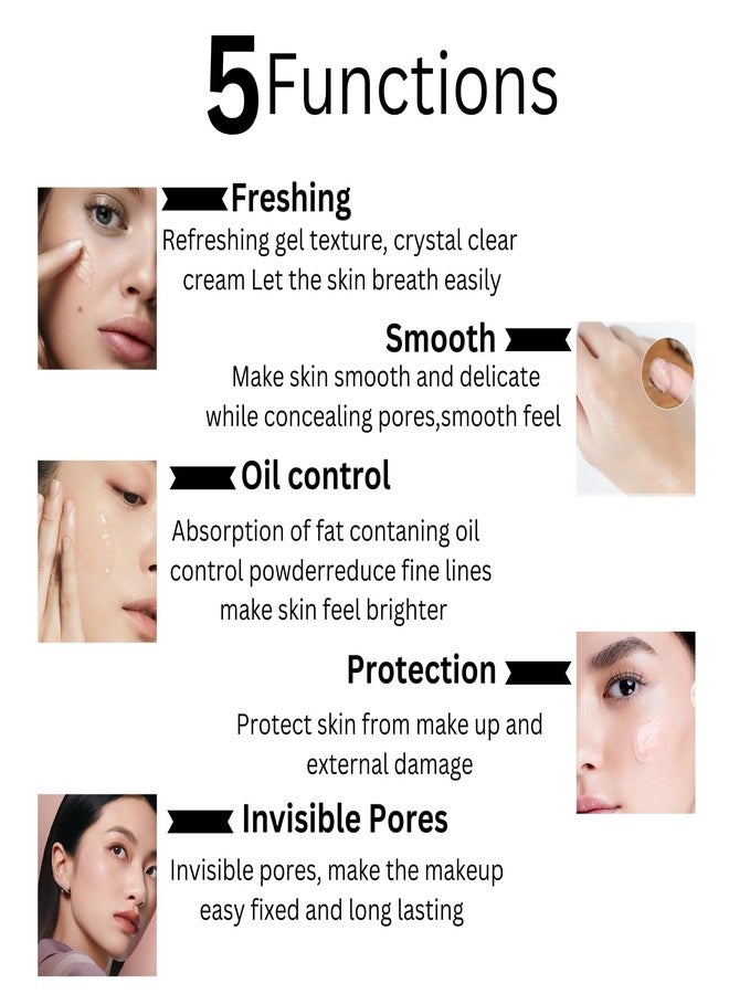 FIRSTZON HD pore minimizer Flawless finish matte base face make up primer | transparent - Image 3