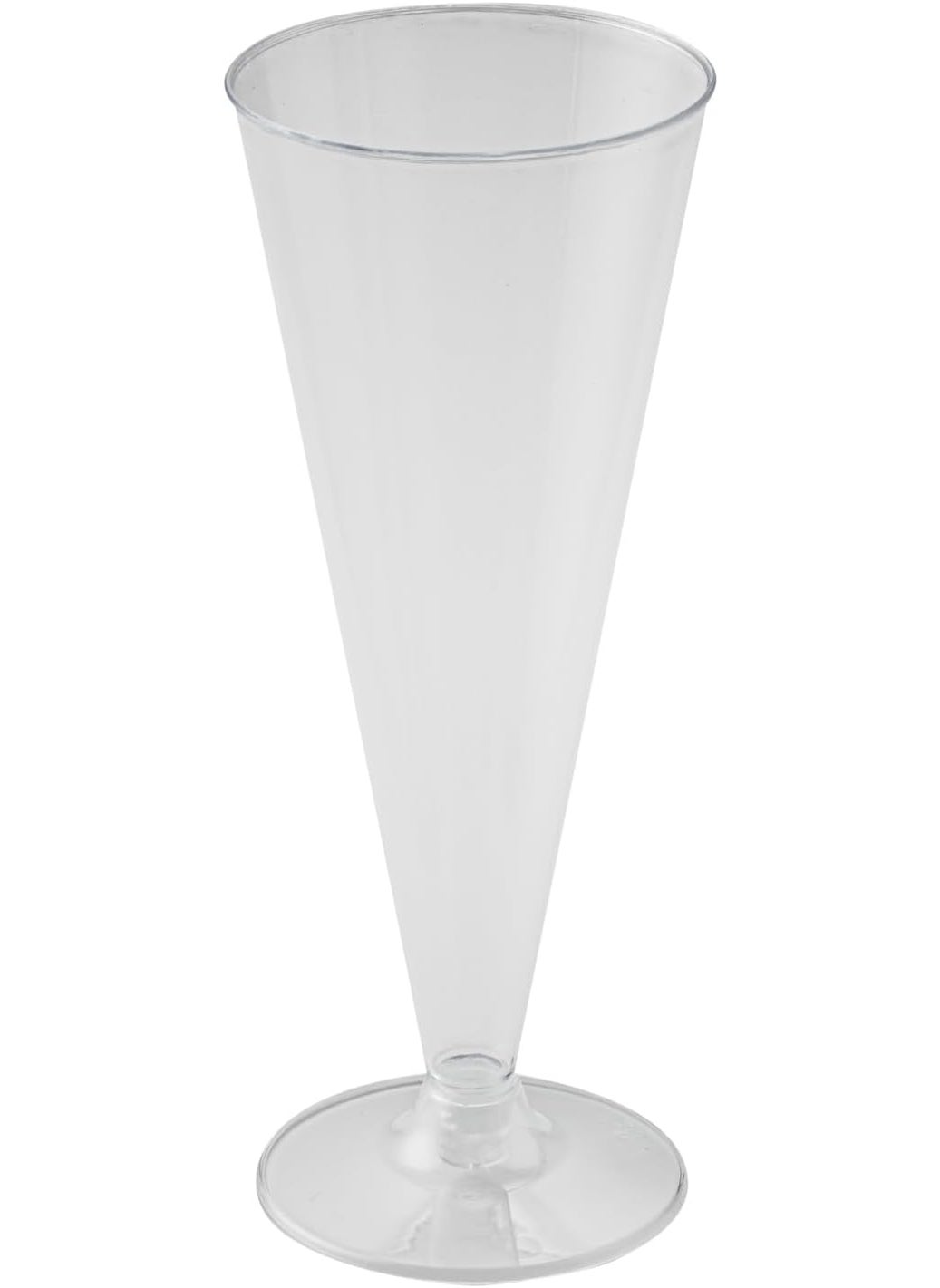 Restaurantware - Restaurantware RW Base 65 Ounce Toasting Glasses 20 Disposable Champagne Flutes  With A Removal Base Premium Clear Plastic Cocktail Glasses Serve Sparkling Wine For Parties - Image 1