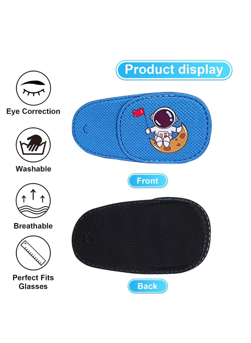 Fanski Eye Patches for Kids Girls Boys,6 Pcs Styles Eye Patch for Glasses Kids Reusable Eye Patch for Treating Lazy Eye Amblyopia Strabismus - Image 3