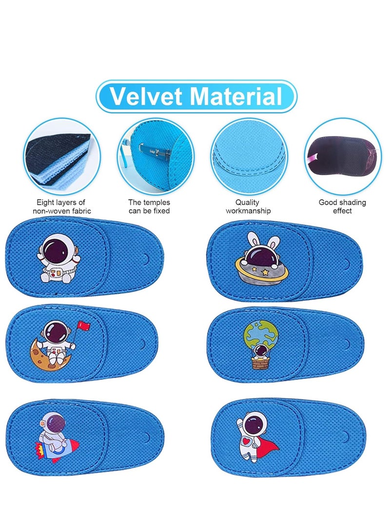 Fanski Eye Patches for Kids Girls Boys,6 Pcs Styles Eye Patch for Glasses Kids Reusable Eye Patch for Treating Lazy Eye Amblyopia Strabismus - Image 4