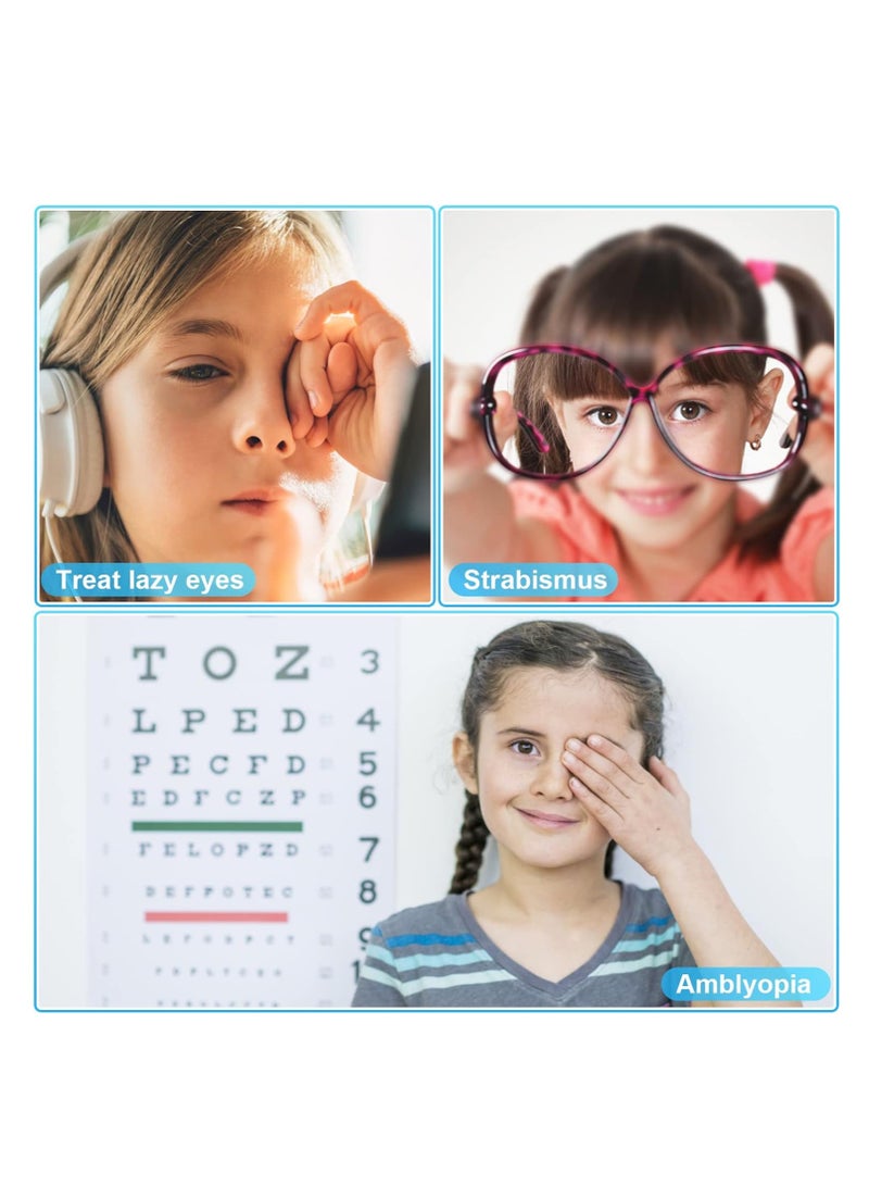 Fanski Eye Patches for Kids Girls Boys,6 Pcs Styles Eye Patch for Glasses Kids Reusable Eye Patch for Treating Lazy Eye Amblyopia Strabismus - Image 5