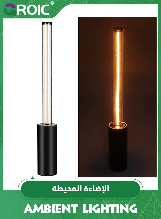 GROIC Breathing Atmosphere Light, Touch Acrylic Cordless Table Lamp with 3 Modes, Warm Light, Bedside Night Lights, USB Rechargeable Handheld Nightstand Lamp for Patio Garden  - Image 1