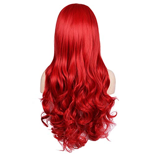 ColorGround Long Wavy Red Halloween Cosplay Wig - Image 5
