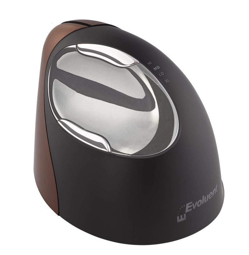 Evoluent VM4SW VerticalMouse 4 Right Hand Ergonomic Mouse with Wireless USB Receiver (Small Size.) The Original VerticalMouse Brand Since 2002. Helps Relieve Wrist Discomfort - Image 4