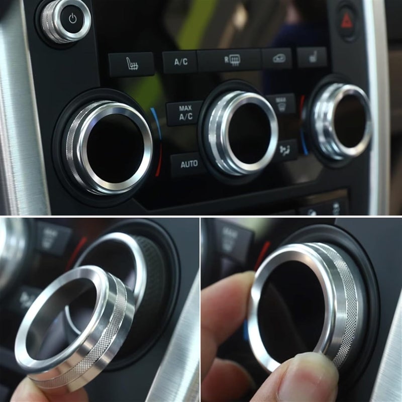 Yurefax Control Knob Cover Ring for Land Rover Discovery Sport - Image 4