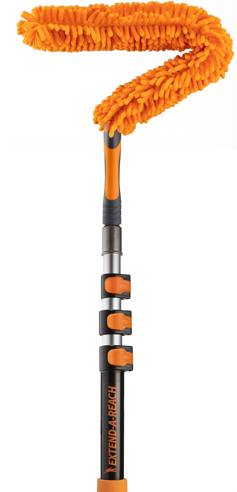 Ceiling Fan Blade Duster Cleaner with 414 ft Extension Pole 20ft Reach Flexible Fan Cleaner for Ceiling Fans Microfiber Ceiling Fan Brush Cleaner with Pole Best Ceiling Fan Cleaning Tool