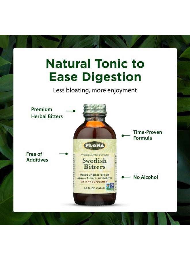 FLORA - Swedish Bitters, Digestive Herbs, Alcohol-Free, 3.4 Fl Oz - Image 4