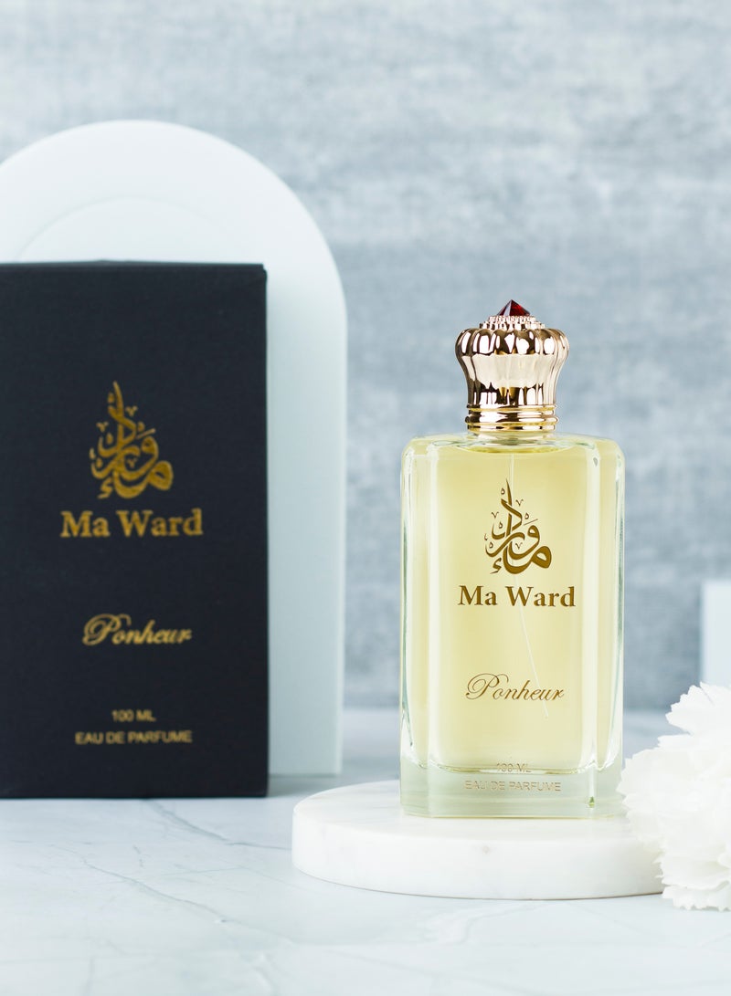 ماء ورد عطر بونير من ماء ورد للعطور 100 مل للنساء والرجال - Image 2