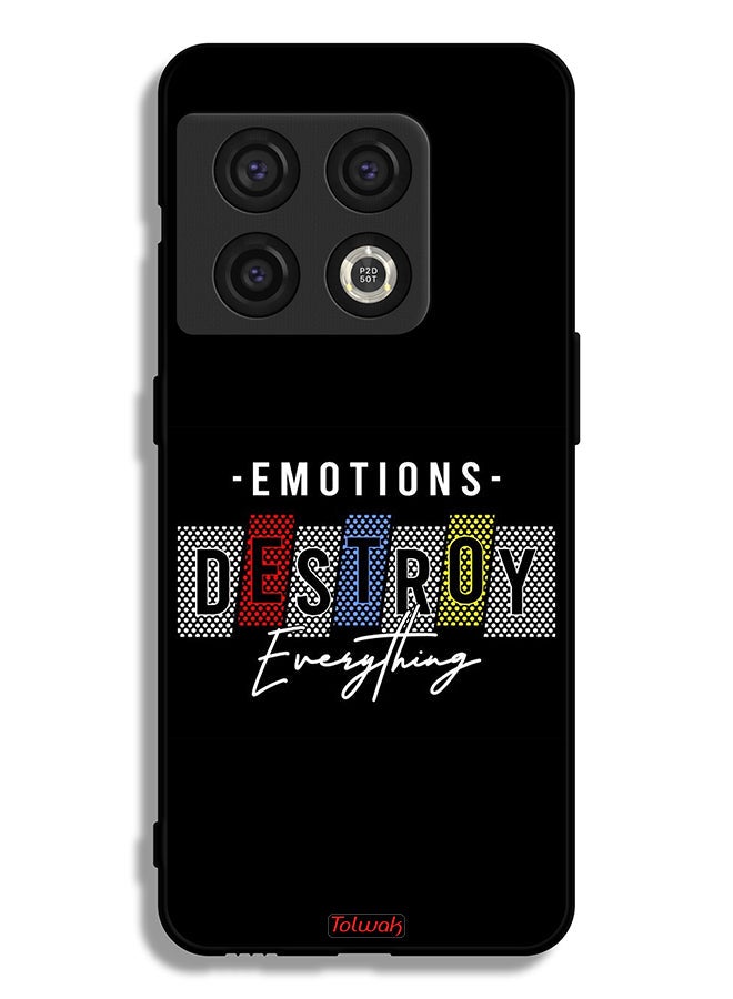 Tolwak OnePlus 10 Pro 5G Protective Case Cover Emotions Destroy Everything - Image 2
