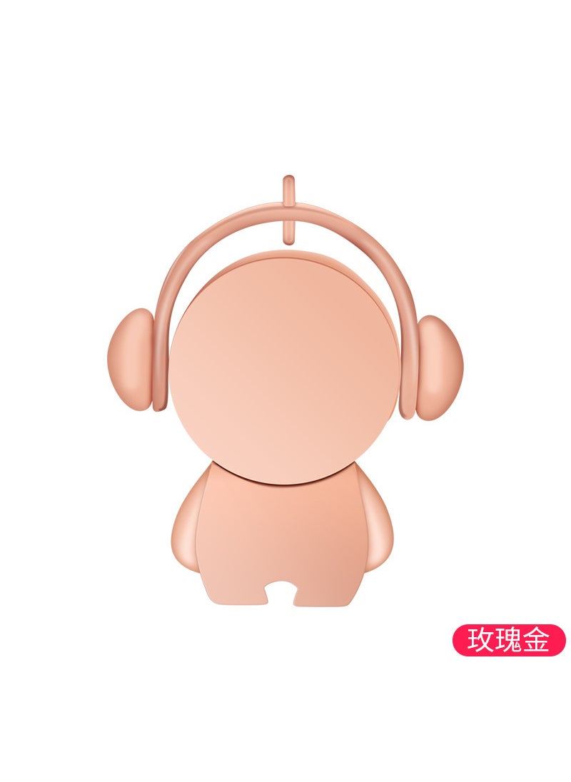 Creative Car Music USB | Customizable Metal Drive with High-Speed Tech Rose Gold-Musician 