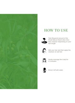 Khadi Natural Neem & Aloe Vera Herbal Cleanser/Shampoo, Sls And Paraben Free (Pack Of 2)  - Image 3
