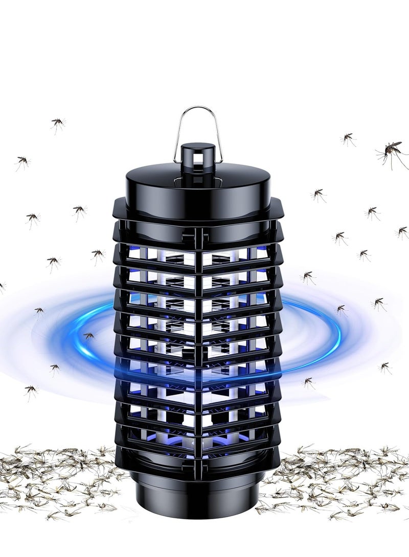 Arabest Bug Zapper, Electric Mosquito & Fly Zappers/Killer - Insect Attractant Trap Powerful Bug Zapper Light, Hangable Mosquito Lamp for Home, Indoor, Outdoor, Patio (Black) - Image 1