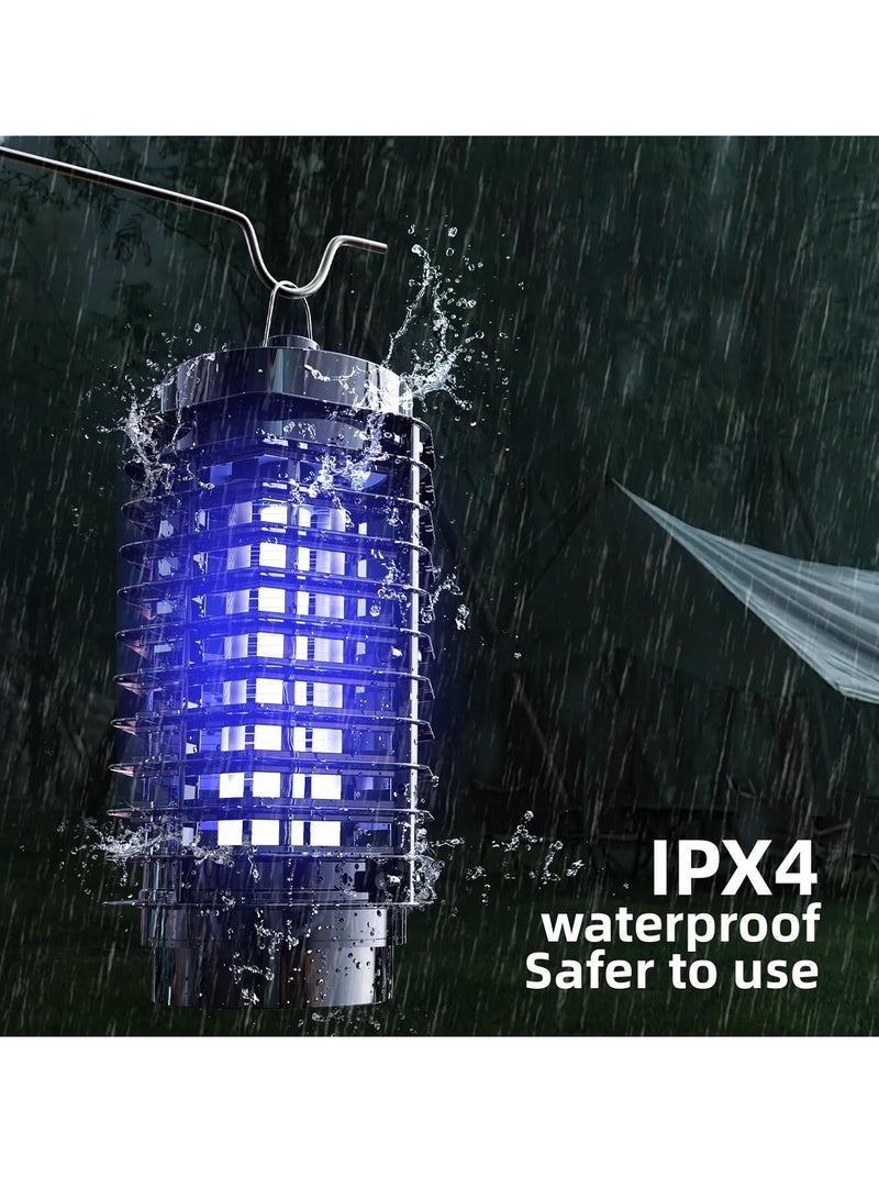 Arabest Bug Zapper, Electric Mosquito & Fly Zappers/Killer - Insect Attractant Trap Powerful Bug Zapper Light, Hangable Mosquito Lamp for Home, Indoor, Outdoor, Patio (Black) - Image 5