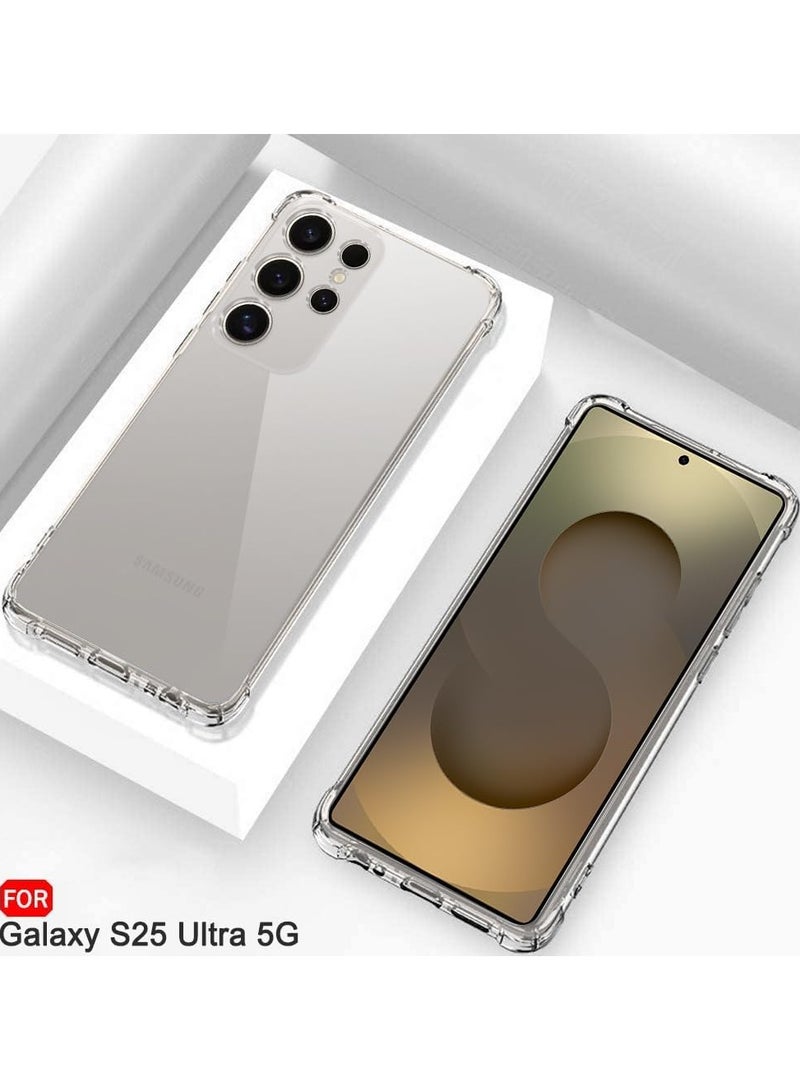 Galaxy S25 Ultra Case Clear TPU Bumper Shockproof Protection Slim Fit Flexible Cover Galaxy S25 Ultra - Image 3