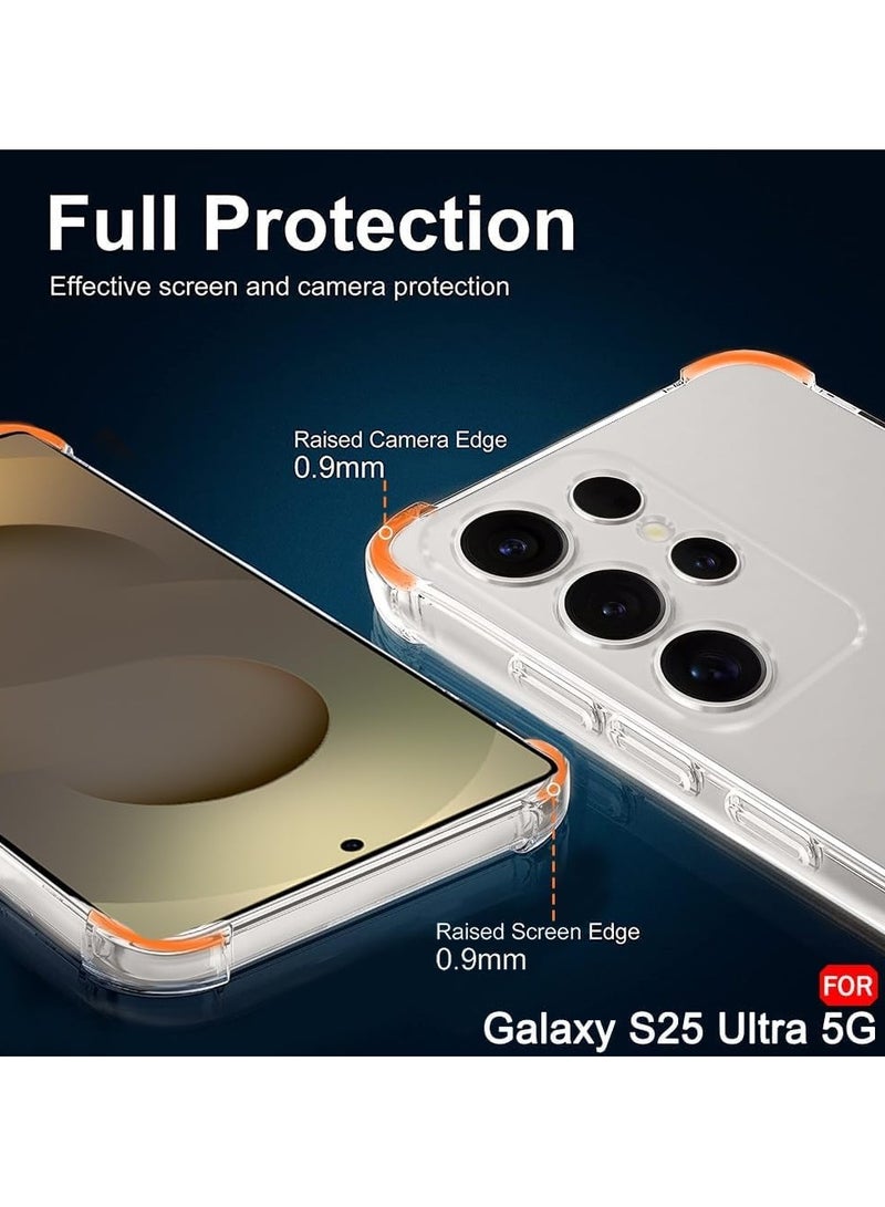 Galaxy S25 Ultra Case Clear TPU Bumper Shockproof Protection Slim Fit Flexible Cover Galaxy S25 Ultra - Image 5