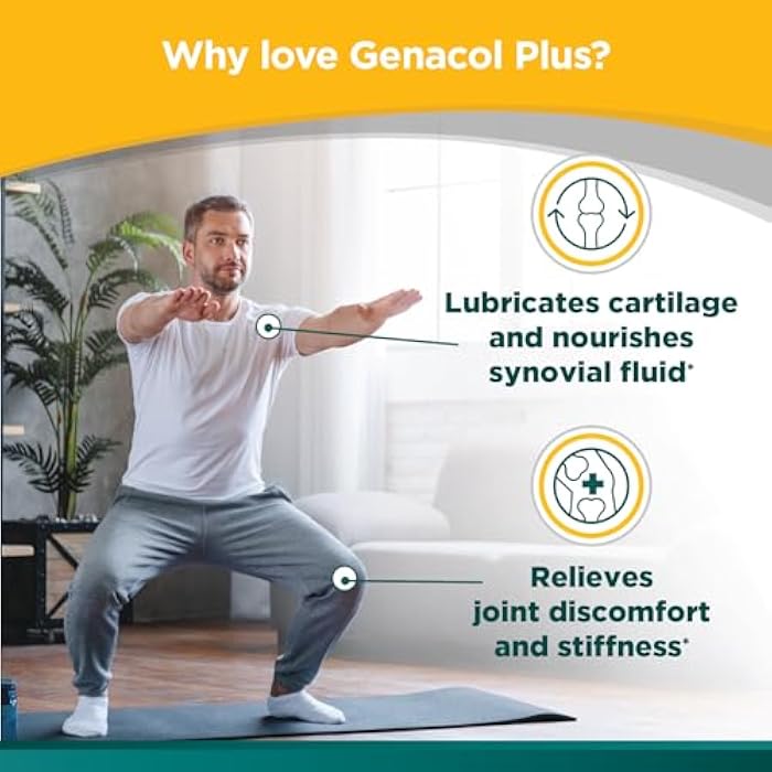 Genacol Plus – Glucosamine and Collagen Joint Supplement, 90-Day Supply | Ultra-Hydrolyzed AminoLock Collagen Peptides, Joint Health Supplement for Men & Women, Maintains Cartilage - Image 4