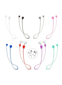 Generic 8Pcs Ultra Strong Magnetic Airpods Strap Anti Lost Cord Leash Sports String for AirPods Accessories Colorful Soft Silicone Earphone Lanyard 1 2 Pro 3rd  - Image 1